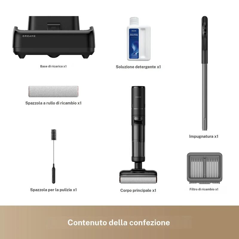 VERSAAL – Aspirapolvere Lavapavimenti Senza Fili 180°