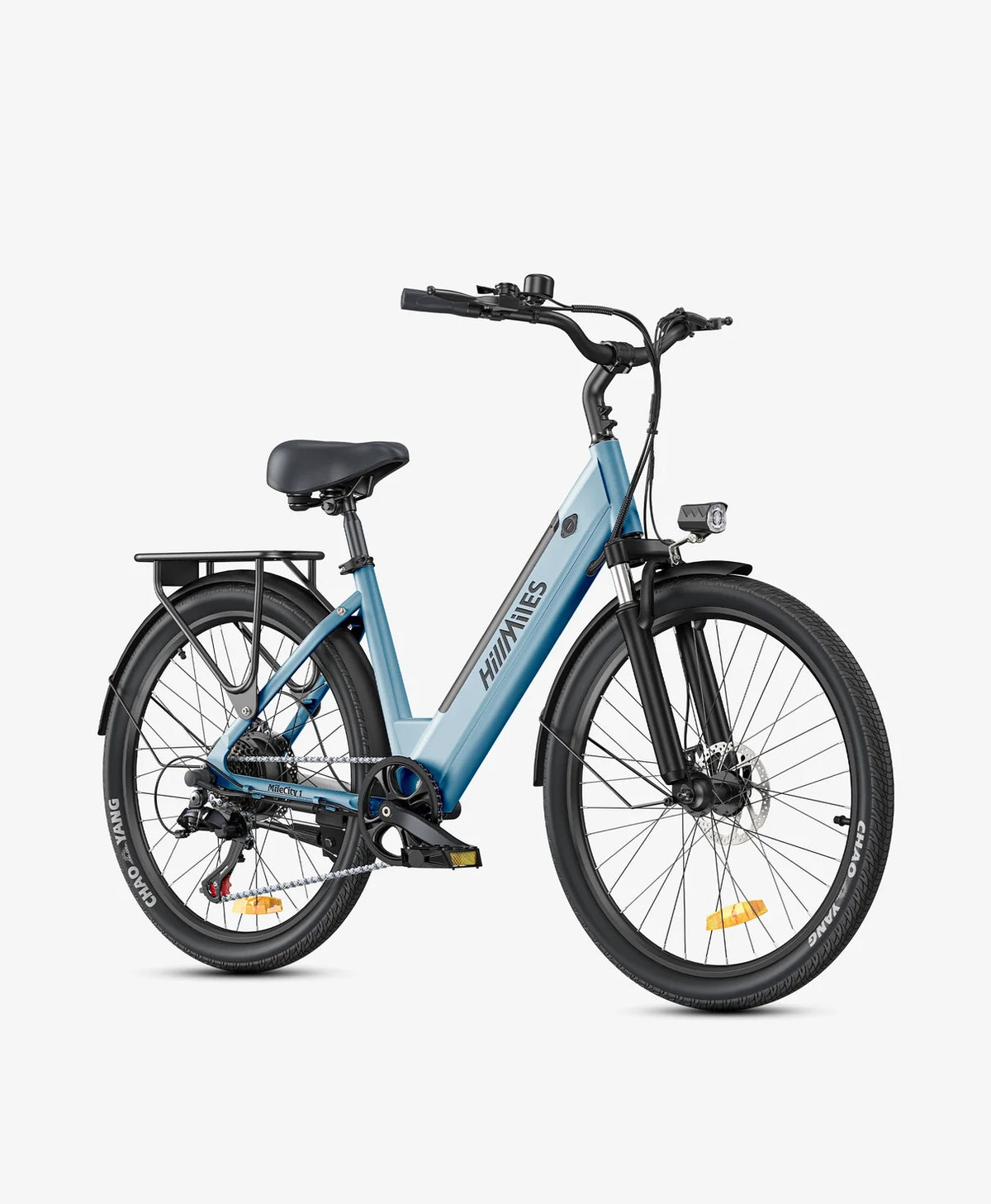HillMiles MileCity1 – Elektrisches City-E-Bike 26 Zoll für Erwachsene