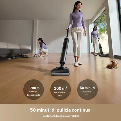 VERSAAL – Aspirapolvere Lavapavimenti Senza Fili 180°