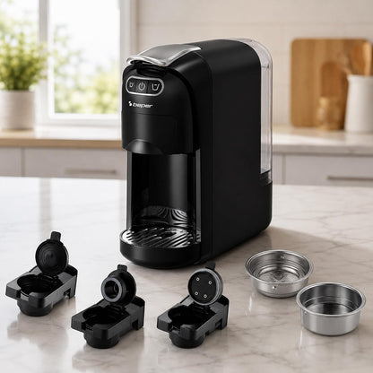 BEPER – Macchina da Caffè Espresso 4 in 1, 20 Bar, 1400W