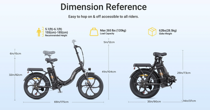 VERSAAL – Bici Elettrica Pieghevole 36V 13Ah