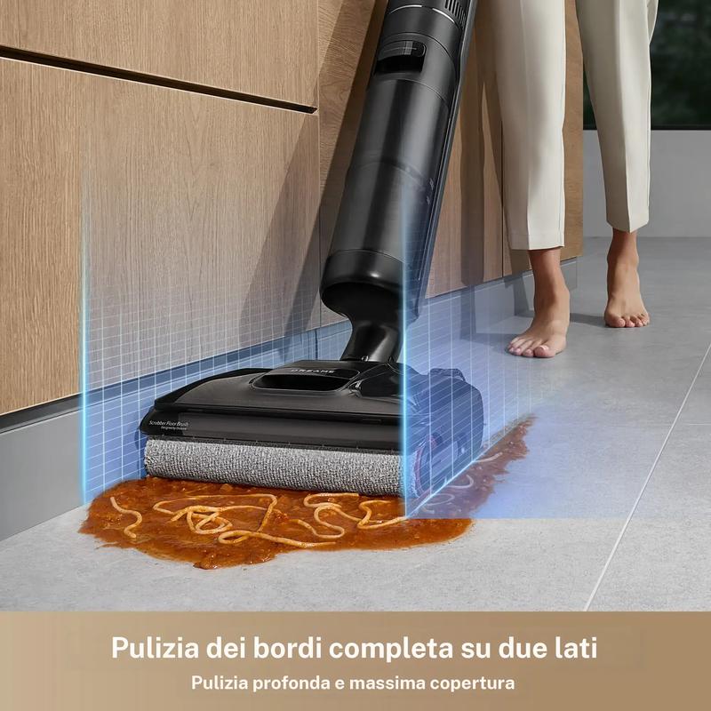 VERSAAL – Aspirapolvere Lavapavimenti Senza Fili 180°