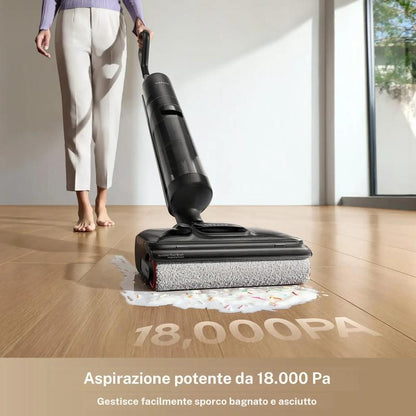 VERSAAL – Aspirapolvere Lavapavimenti Senza Fili 180°
