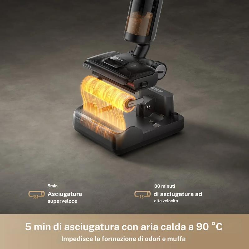 VERSAAL – Aspirapolvere Lavapavimenti Senza Fili 180°