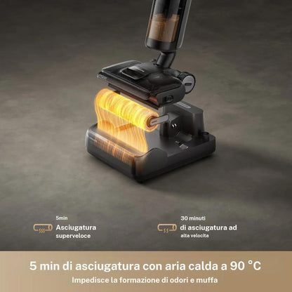 VERSAAL – Aspirapolvere Lavapavimenti Senza Fili 180°