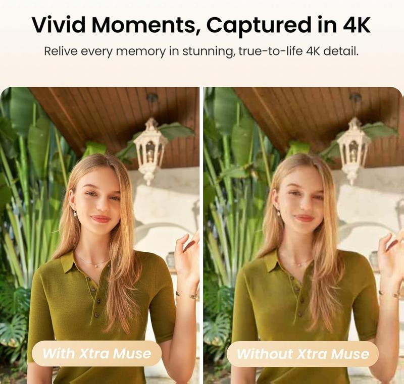VERSAAL 4K Vlogging Camera with 3-Axis Stabilizer